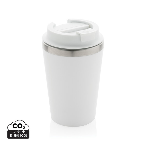Java RCS recycled dubbel wandige beker 350ML - Wit