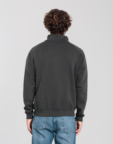 Iconic Premium Zip Neck Sweat - Deep Navy / XL
