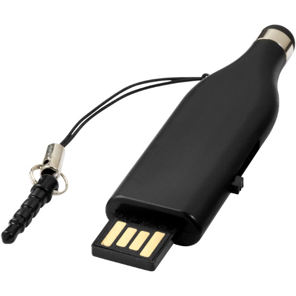 Pamäť USB Stylus - Jednofarebná čierna / 16 GB