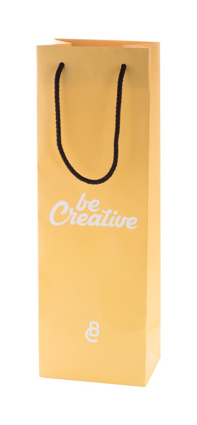 Custom Made Paper Shopping Bag CreaShop W, Wine