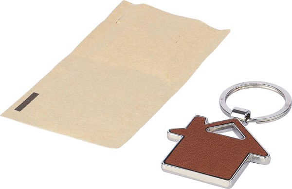 Porta-chaves em pele reciclada Jim