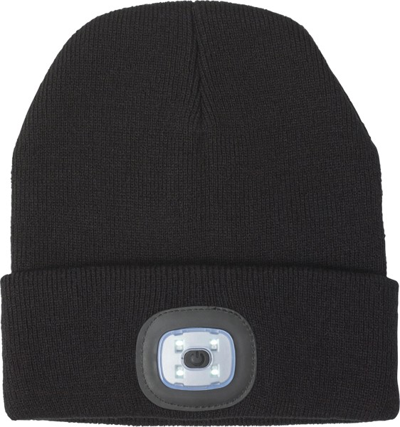 Acrylic beanie Vivian - black