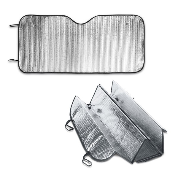 PS - CRADLE. PE and aluminium-lined car sunshade