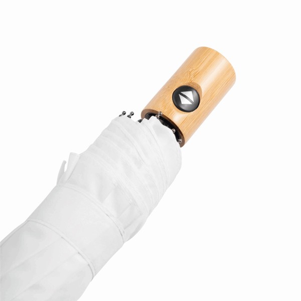Avtomatski dežnik Calypso, odporen na veter, 97 cm - Bela