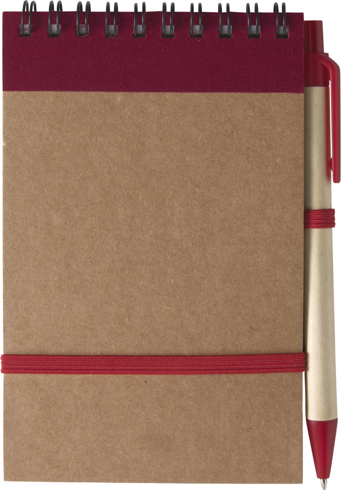 Cardboard notebook - Red