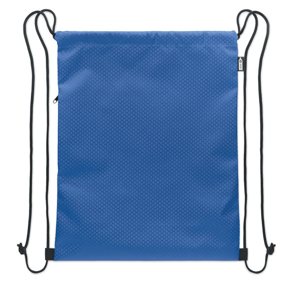 Sac à cordon en 420D RPET Daykit - Bleu Royal