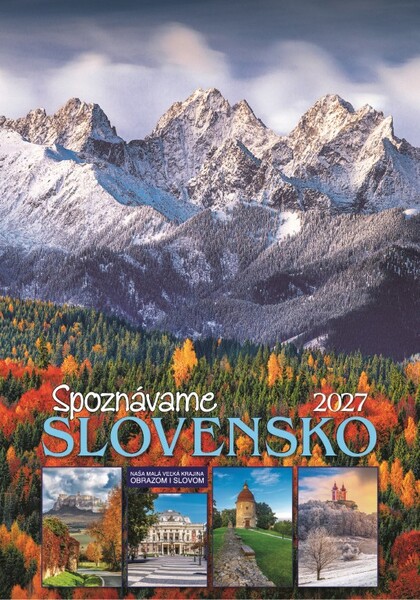 Nástenný Kalendár Spoznávame Slovensko 2027