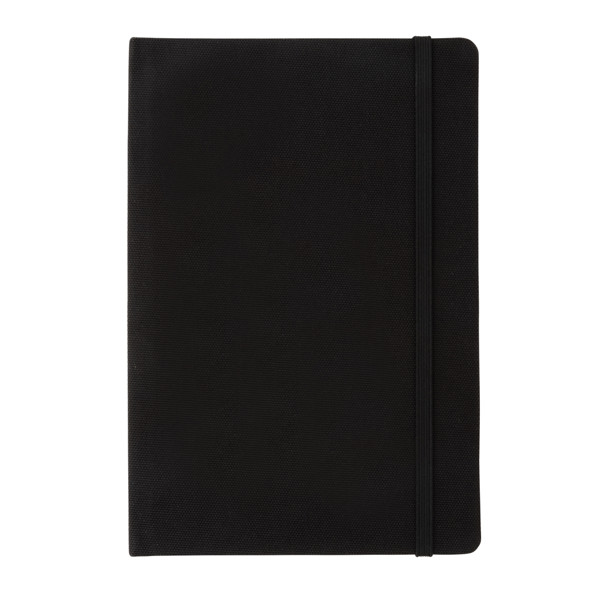 GRS certified RPET A5 notebook - Black / Black