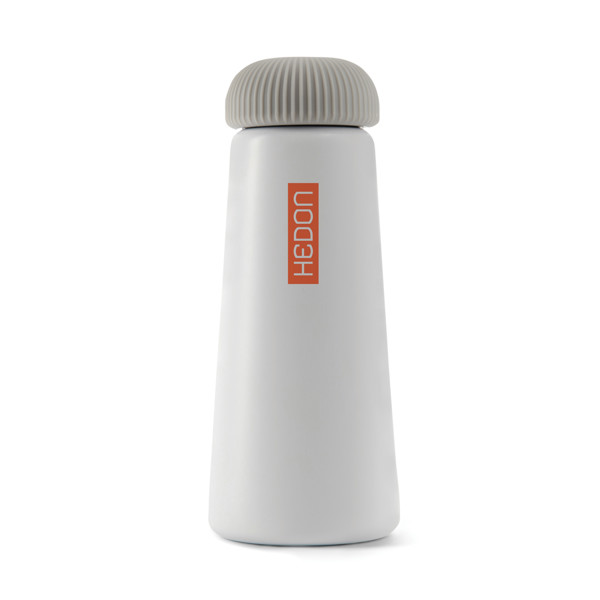 Vinga Erie vacuum bottle 450 ml,recycled steel - White