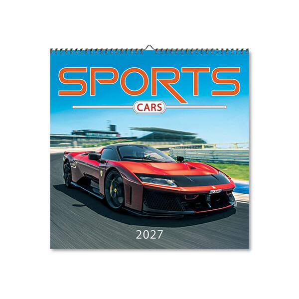 Nástenný kalendár Sports cars 2027