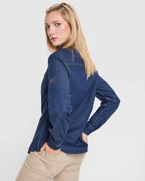 Lujan Woman Shirt - Blue Jeans / S