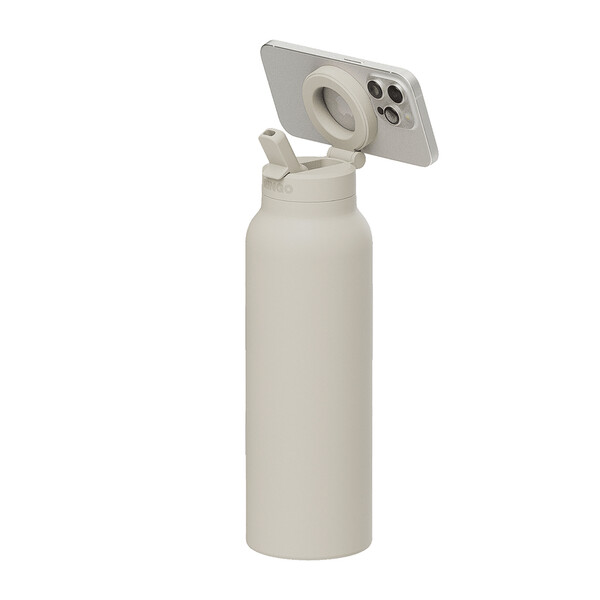 Láhev na vodu RINGO Pro MagSafe® s magnet. kroužkem 710 ml - Off White