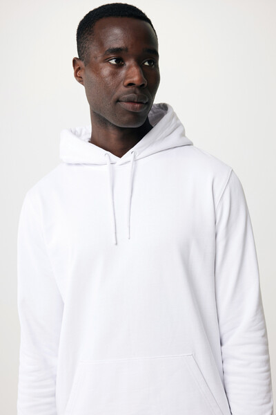 Mikina s kapucí Iqoniq Jasper z recykl. bavlny - Recycled White / M
