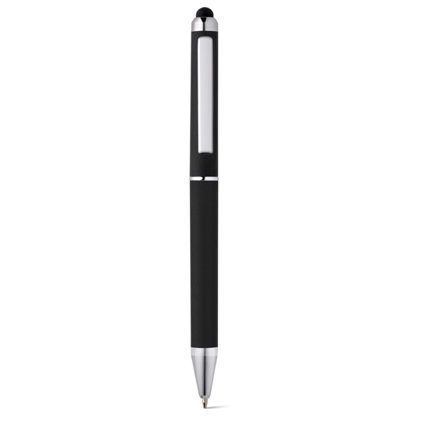 ESLA. Ball pen with metal clip - Black