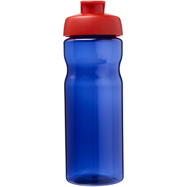 Sportovní láhev s vyklápěcím víčkem H2O Eco 650 ml - Světle modrá / Červená s efektem námrazy