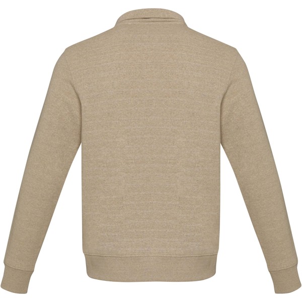 Sweater unisexe Aware™ recyclé à fermeture quart de zip - Oatmeal / 2XS