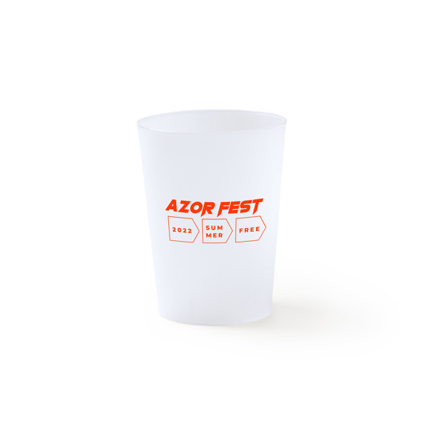 Reusable promotional PP cup 500 ml custom printed