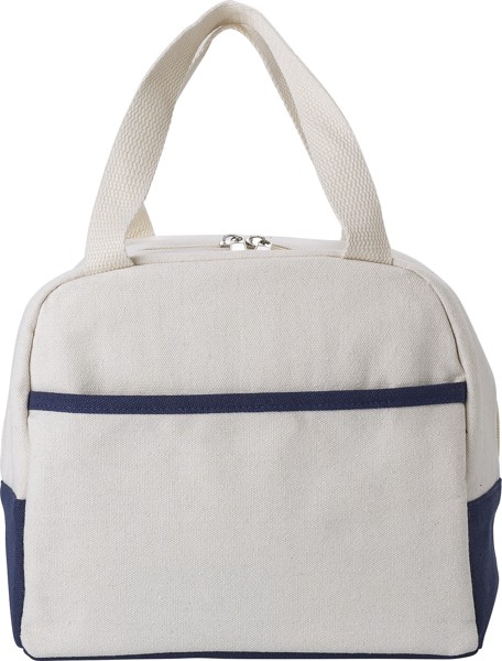 Saco térmico em algodão (280 gr/m²) Alex - Navy / Natural