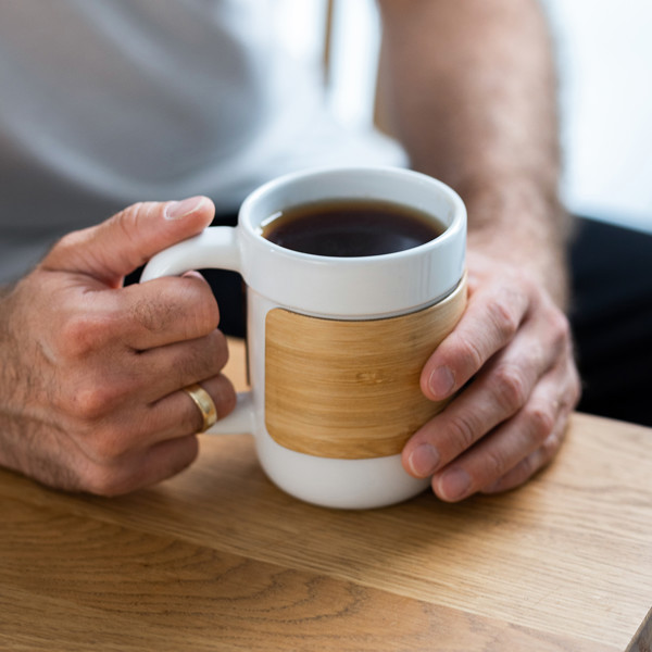 Soro ceramic mug - White