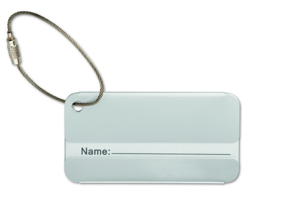 Aluminium luggage tag Taggy