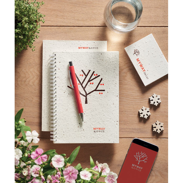 Seed Book notebook A5, 200 recycled pages