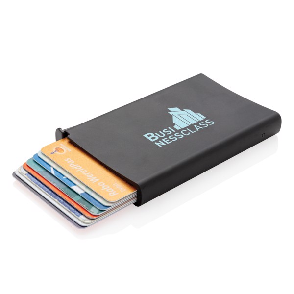 Standard aluminium RFID cardholder - Black