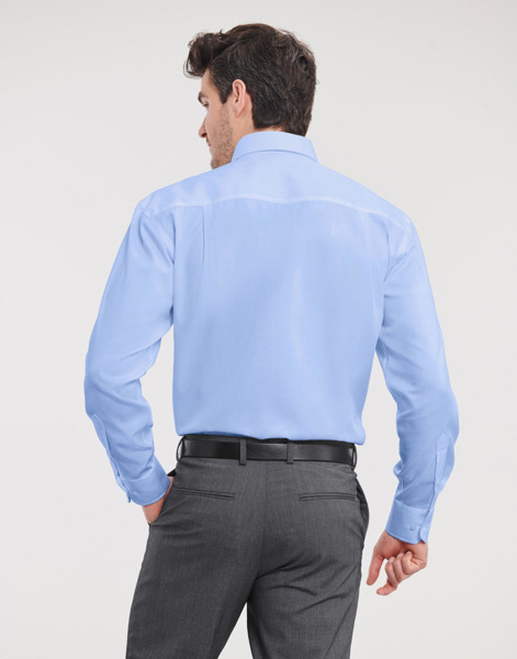 Ultimate Non-Iron Shirt Long Sleeve - White / M