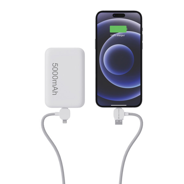 Urban Vitamin Stockton magnetski kabel 65W od RCS RTPE/RPET materijala - Bijela