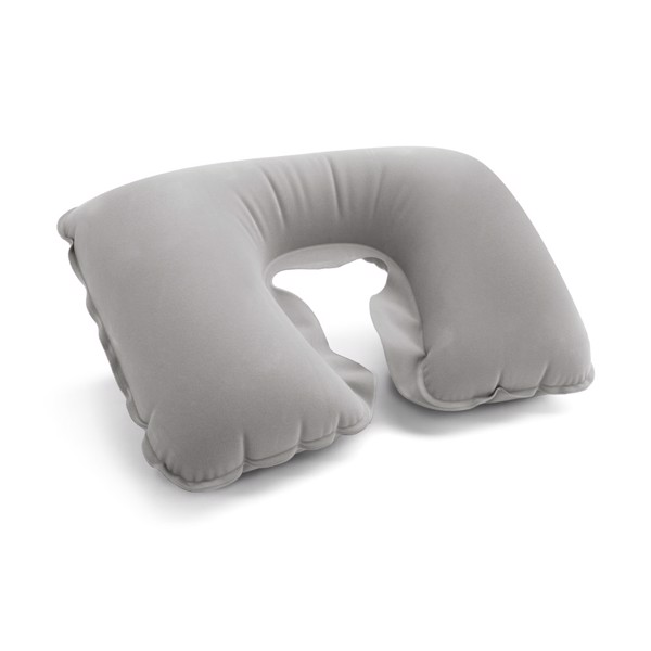 STRADA. Inflatable neck pillow - Light Grey