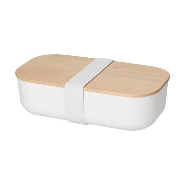 Lunch Box "Beech" - White / Natural