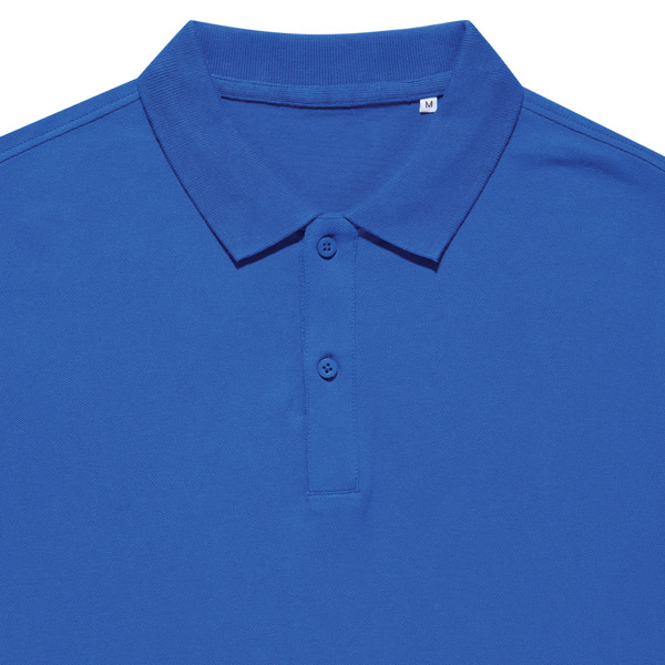 Iqoniq Yosemite polo majica, recikliran, organski bombaž, 220 g/m² - Kraljeva modra / 5XL