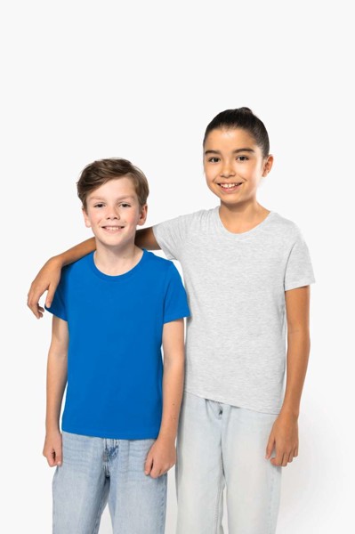 Kids' Bio150ic Crew Neck T-Shirt - Light Royal Blue / 12/14