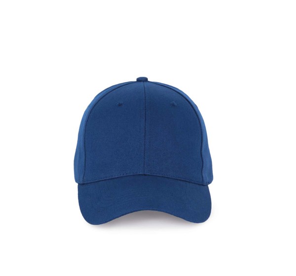 6 Panels Cotton Cap - White / Black