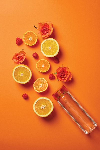 VINGA Bouteille d'eau 600ml en rPET RCS Cott - Orange
