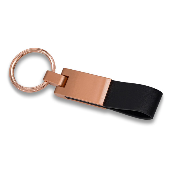 Rosa metal keychain