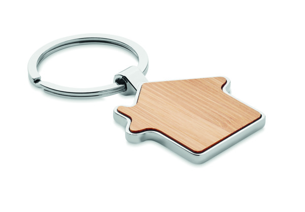 Porta-chaves metal bambu Burnie