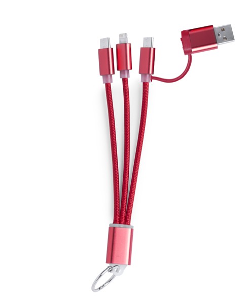 Cable Cargador Frecles - Rojo