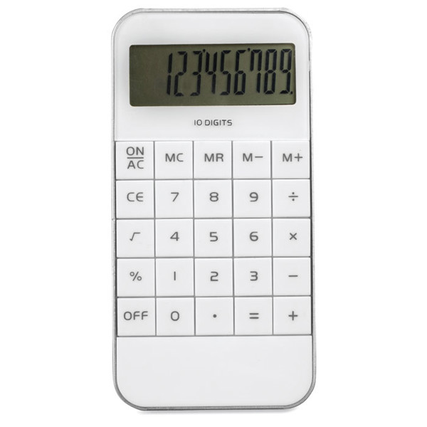 Zack calculator 10 digit display, ABS