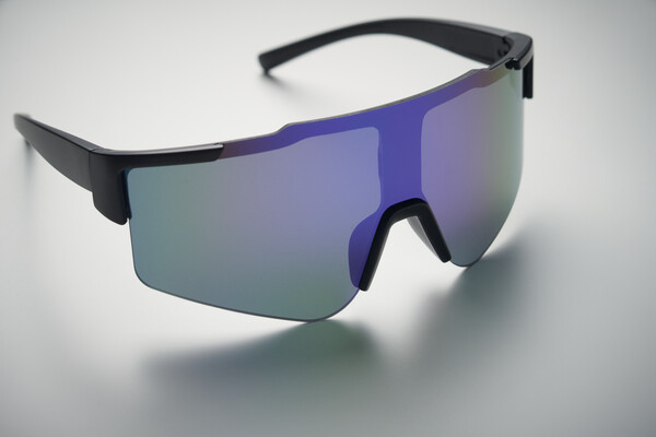 Lunettes de sport miroirs Shine - Bleu