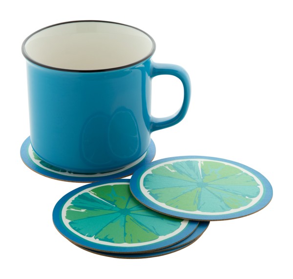 Paper Coaster CreaPint, Square - White