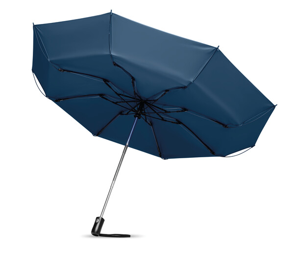 Skládací oboustranný deštník Dundee Foldable - Modrá