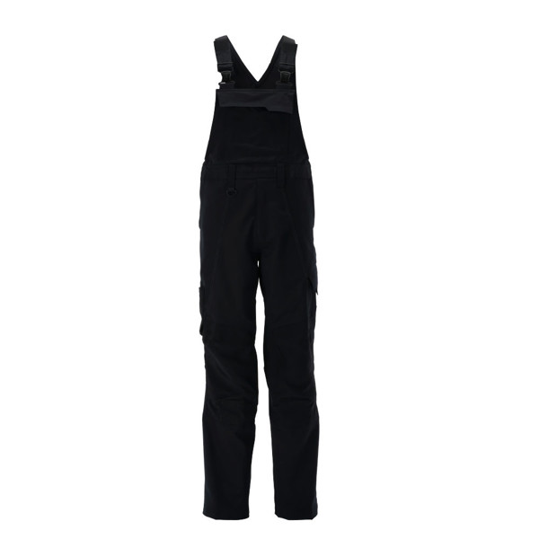 Pantaloni salopetă cu buzunare pentru genunchi - MASCOT® - Black