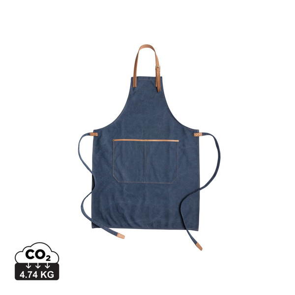 Tablier de chef en toile Deluxe - Bleu