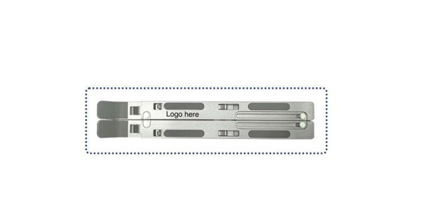 Aluminum folding laptop stand
