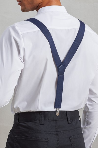 Clip-On Trouser Braces/Suspenders - Steel