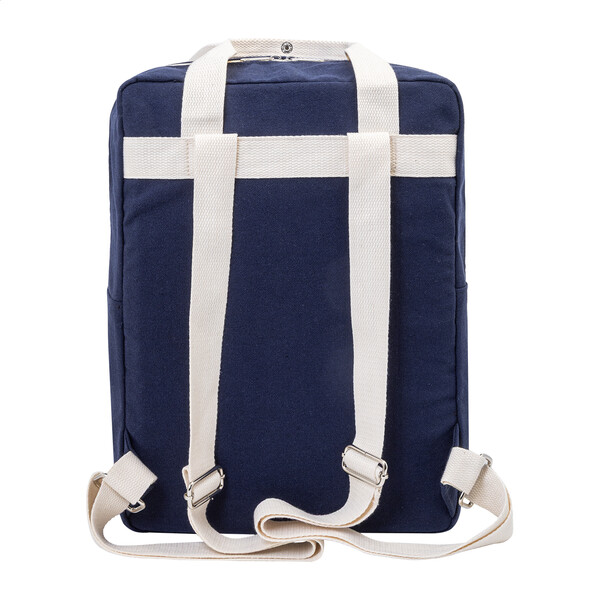 Sac à dos en toile recyclée Rekan Back - Bleu