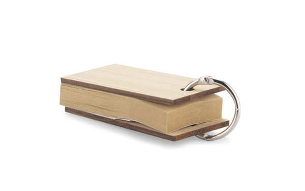 Post-it notes with key ring POLA