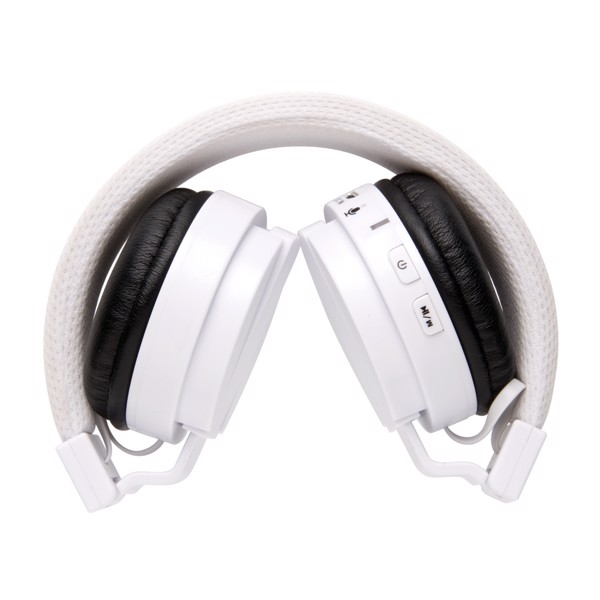 Foldable wireless headphone - White