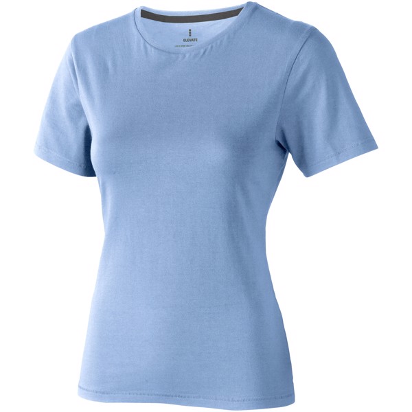 T-shirt de manga curta Nanaimo de mulher - Azul claro / XS