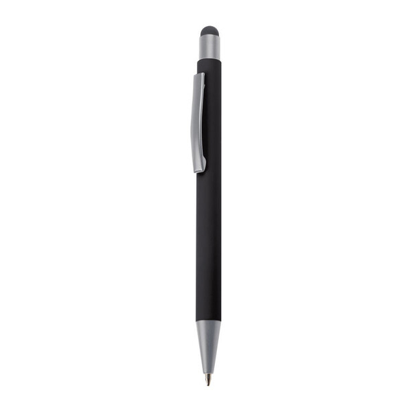 Metal Ballpoint Pen with Touch Pen Rio - Black